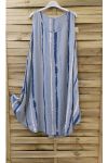 KLEID STREIFEN 0869 GRAU