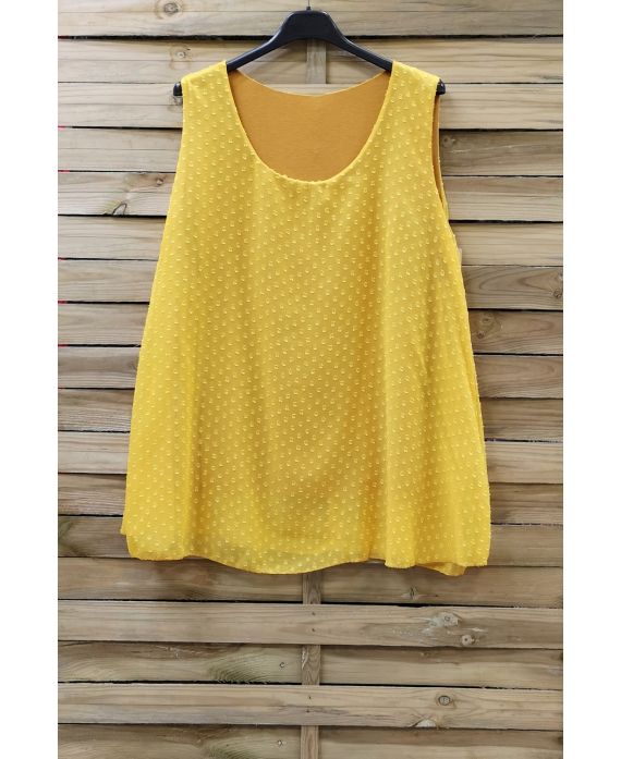 GRANDE TAILLE TOP 0874 JAUNE