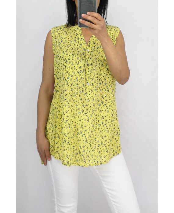 BLOUSE PRINTS 0751 GEEL