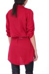 TUNIC SATIN 0288 BORDEAUX