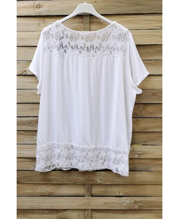 LACE TOP 0634 WHITE