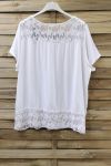 LACE TOP 0634 WHITE
