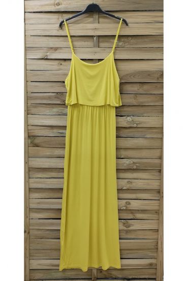 VESTIDO LARGO AMARILLO 0919