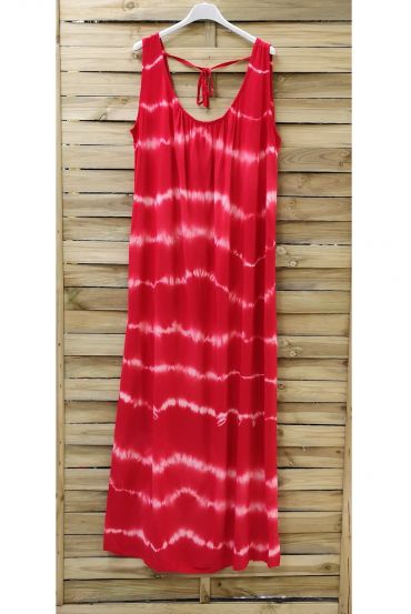 LANGE JURK TIE & DYE 0946 ROOD