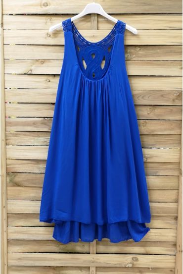 LOW BACK DRESS FANTASY 0949 ROYAL BLUE