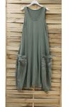 KLEID 2 TASCHEN 0951 MILITÄR GRÜN