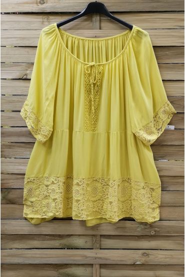 TUNIC OVERSIZE BOHEME 0962 YELLOW