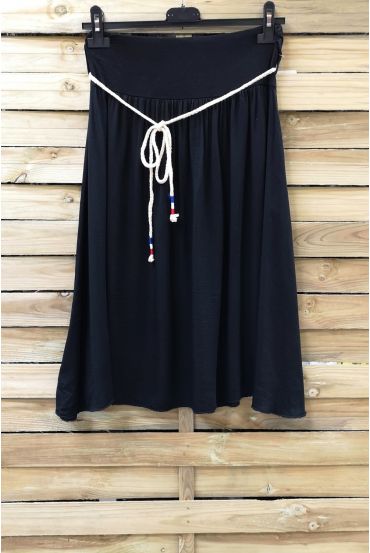 FLOWING SKIRT 0964 BLACK