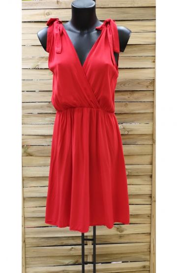 KLEID HAT KNÜPFEN 0990 ROT