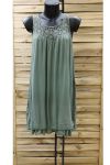 TUNIC DRESS LACE 0996 MILITARY GREEN