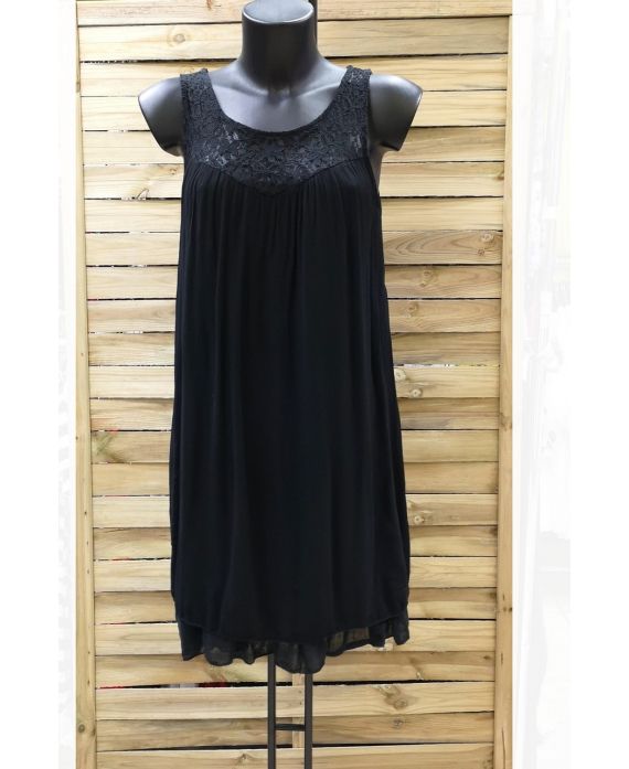 TUNIC DRESS LACE 0996 BLACK