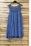 TUNIEK JURK LACE 0996 BLAUW