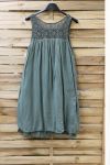 TUNIC DRESS LACE 0996 MILITARY GREEN