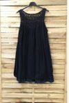 KLEID TUNIKA SPITZE 0996 SCHWARZ