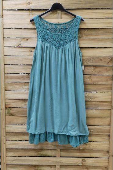 TUNIEK JURK LACE 0996 GROEN