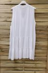 FLIEßENDEN KLEID 0993 WEIß