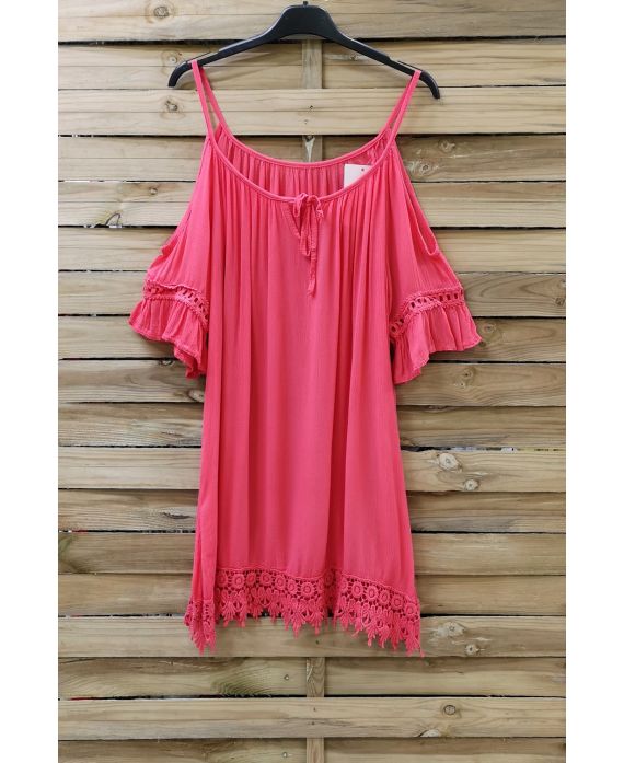 TUNIC DRESS 0995 CORAL