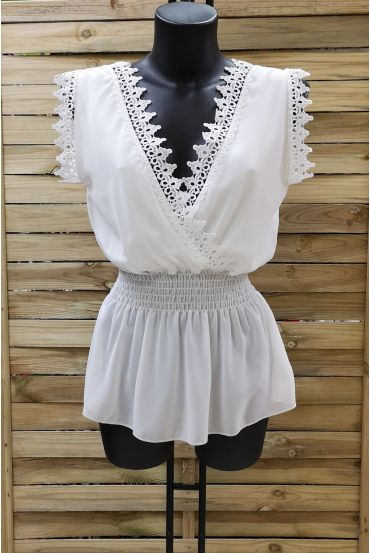LACE TOP 1005 WHITE