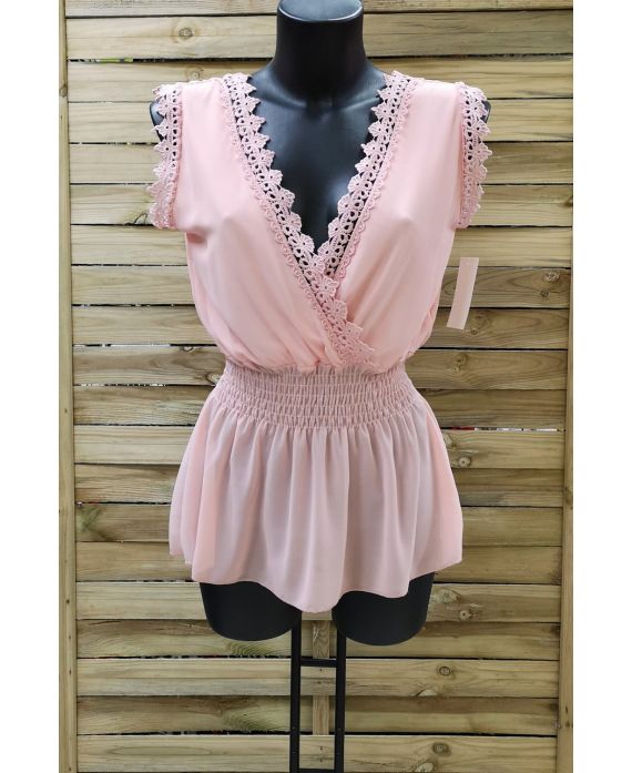 LACE TOP 1005 ROZE