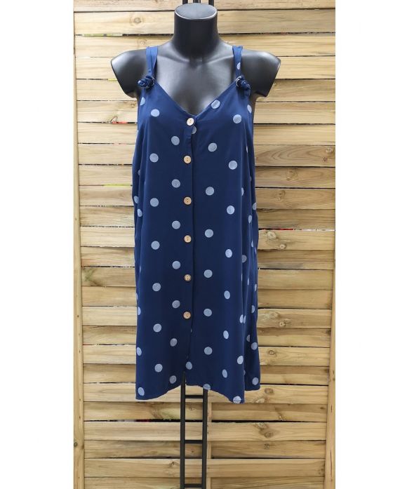 DRESS JUMPSUIT 1007 NAVY BLUE