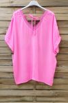 T-SHIRT EFFECT DELAVE STAR 1008 NEON PINK