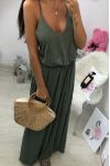 LONG DRESS 1010 MILITARY GREEN