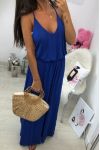 ROBE LONGUE 1010 BLEU ROYAL