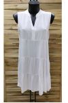 ROBE FLUIDE 0993 BLANC