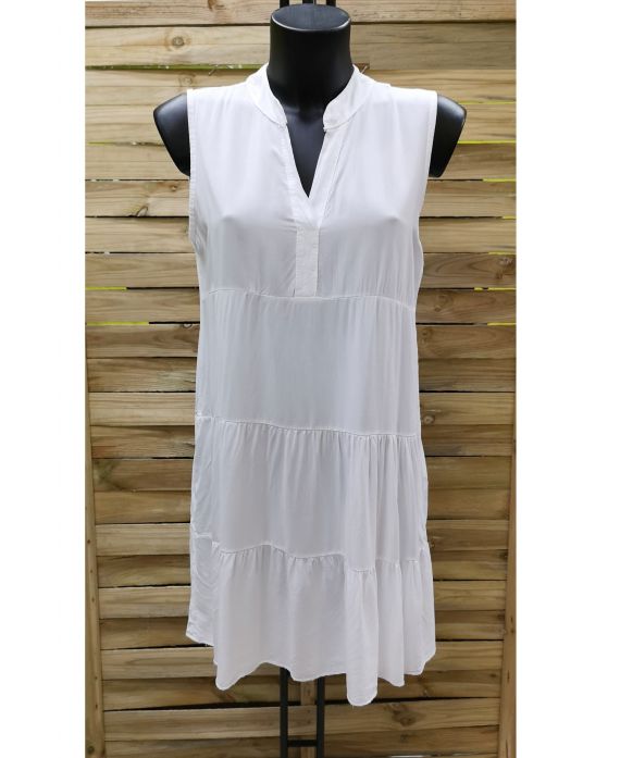 ROBE FLUIDE 0993 BLANC