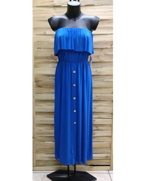 DRESS SHOULDERS DENUDEES 1012 ROYAL BLUE