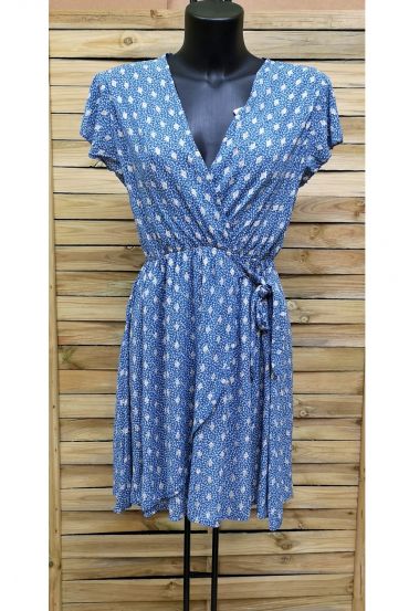 ROBE IRISEE PORTEFEUILLE 1016 BLEU