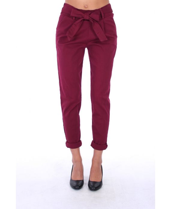 BROEK X 4 S-M-L-XL 0160 BORDEAUX