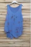 TOP DRAPE FLEURS 1022 BLEU