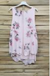 TOP DRAPES FLOWERS 1022 PINK