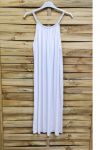 ROBE FLUIDE COL FANTAISIE 1025 BLANC