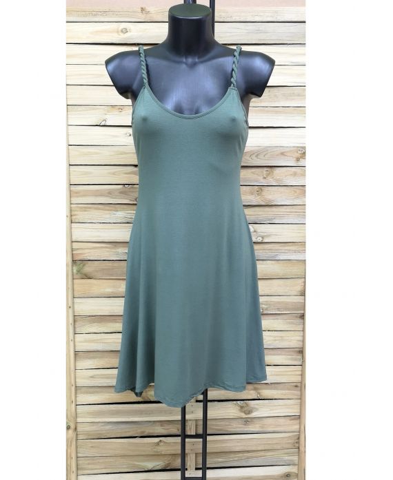 DRESS 1028 MILITARY GREEN