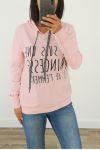 SUDADERA TIENE UNA CAPUCHA SOY UNA PRINCESA 3004 ROSA