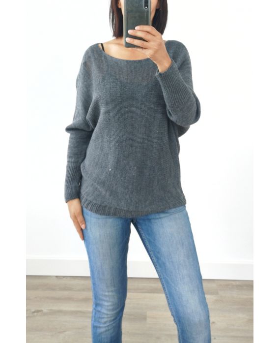 MAGLIONE DI LANA 3016 GRIGIO