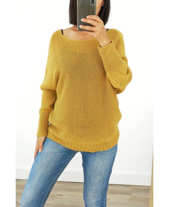 PULL EN LAINE 3016 MOUTARDE