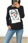 SWEAT WOMAN 3007 BLACK