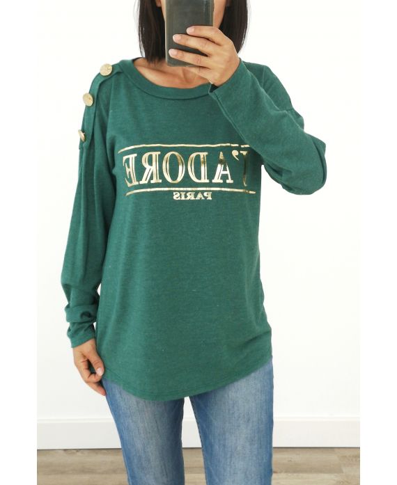 MAGLIONE BOTTONI AMO 3029 VERDE