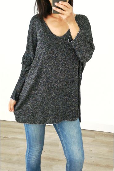 PULL OVERSIZE IRISE 3035 NOIR