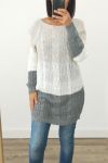 PULL LONG EN LAINE 3032 BEIGE