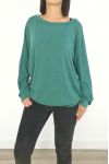 PULL DOS DENTELLE 3014 VERT