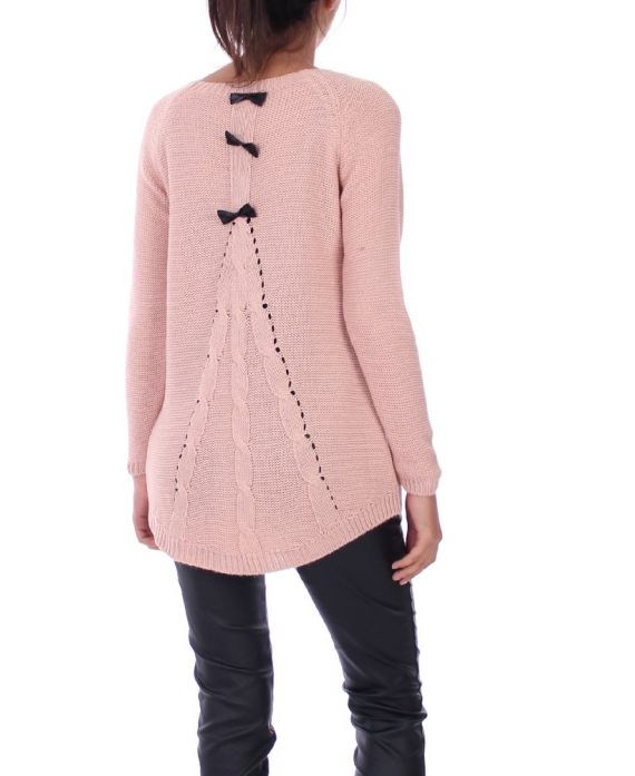 PULLOVER PICCOLE NODI 3021 ROSA