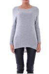 PULLOVER DOS PETITS NŒUDS 3021 GRIS
