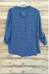 BLOUSE PRINTS 3023 BLUE