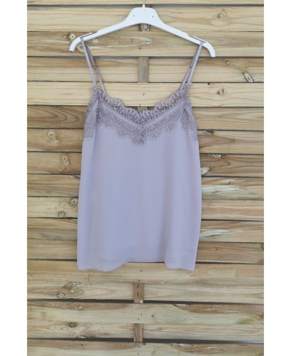 CAMISOLE LACE 3037 TAUPE