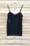 CAMISOLE LACE 3037 BLACK