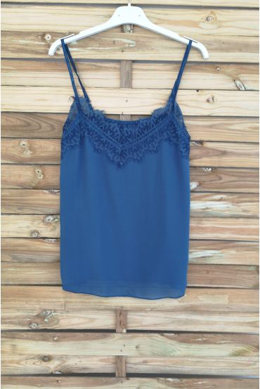 CARACO DENTELLE 3037 BLEU